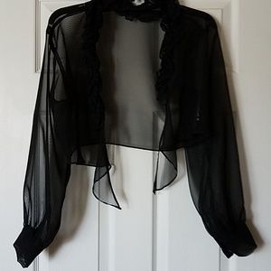 Little Sheer Black Jacket